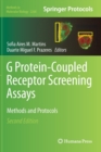 Image for G Protein-Coupled Receptor Screening Assays : Methods and Protocols