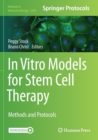 Image for In vitro models for stem cell therapy  : methods and protocols