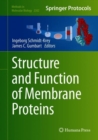 Image for Structure and Function of Membrane Proteins