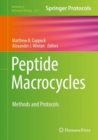 Image for Peptide Macrocycles: Methods and Protocols