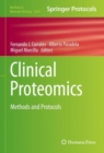 Image for Clinical Proteomics: Methods and Protocols