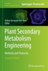 Image for Plant Secondary Metabolism Engineering: Methods and Protocols