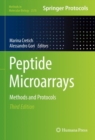 Image for Peptide microarrays  : methods and protocols