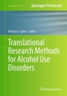 Image for Translational Research Methods for Alcohol Use Disorders