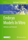 Image for Embryo Models In Vitro