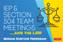 Image for IEP and Section 504 Team Meetings...and the Law