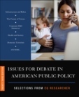 Image for Issues for Debate in American Public Policy: Selections from CQ Researcher