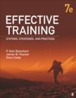 Image for Effective training  : systems, strategies, and practices
