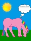 Image for Composition Notebook : Pink Horse Wide Ruled 7.44 x 9.69