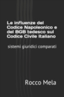 Image for Le influenze del Codice Napoleonico e del BGB tedesco sul Codice Civile Italiano : sistemi giuridici comparati