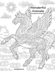 Image for Wonderful Animals Coloring Book for Grown-Ups 3 &amp; 4