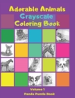 Image for Adorable Animals Grayscale Coloring Book