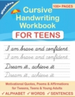 Image for Cursive Handwriting Workbook for Teens : A cursive writing practice workbook for young adults and teens