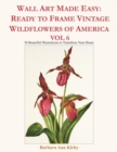 Image for Wall Art Made Easy : Ready to Frame Vintage Wildflowers of America Vol 6: 30 Beautiful Illustrations to Transform Your Home