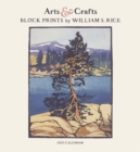 Image for Arts &amp; Crafts Block Prints by William S. Rice 2025 Wall Calendar
