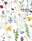 Image for 2020-2024 Monthly Planner : Large Five Year Planner with Floral Cover (Volume 6)
