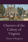 Image for Charters of the Colony of Virginia