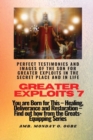 Image for Greater Exploits - 7 Perfect Testimonies and Images of The Son for Greater Exploits in the Secret