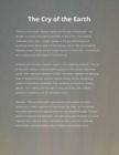 Image for Core Energy: The Cry of the Earth: Climate Change and the Loss of Biodiversity