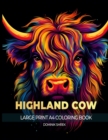 Image for Scottish Highland Cow : A Large Print A4 Colouring Book