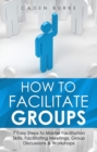 Image for How to Facilitate Groups: 7 Easy Steps to Master Facilitation Skills, Facilitating Meetings, Group Discussions &amp; Workshops