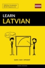 Image for Learn Latvian - Quick / Easy / Efficient