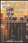 Image for Getting That First Job or Internship In Finance