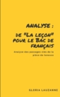 Image for Analyse de La lecon pour le Bac de francais