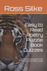 Image for Easy to Read Poetry Puzzle Book Quizzes : 1-3-5 syllables three line question poetry quizzes from the animal kingdom, to bugs, fruits, to holidays to fill out and enjoy