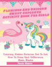 Image for Flamingo And Unicorn Sweet Cupcakes Activity Book For Girls