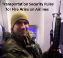 Image for Transportation Security Rules for Fire Arms on Airlines