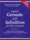 Image for English Gerunds and Infinitives for ESL Learners - Using Gerunds and Infinitives Correctly After Common English Verbs
