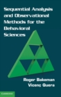 Image for Sequential analysis and observational methods for the behavioral sciences