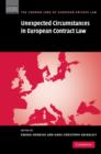 Image for Unexpected circumstances in European contract law