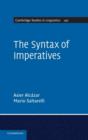 Image for The Syntax of Imperatives