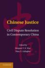 Image for Contemporary Chinese justice  : civil dispute resolution in China