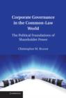 Image for Corporate Governance in the Common-Law World