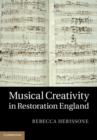 Image for Musical creativity in restoration England
