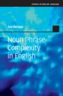 Image for Noun phrase complexity in English