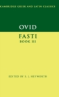 Image for Ovid: Fasti Book 3