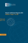 Image for Dispute Settlement Reports 2010: Volume 1, Pages 1–258