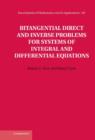 Image for Bitangential Direct and Inverse Problems for Systems of Integral and Differential Equations