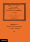 Image for The Colloquia of the Hermeneumata Pseudodositheana