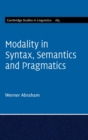 Image for Modality in Syntax, Semantics and Pragmatics