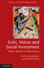 Image for Exits, voices and social investment  : citizens&#39; reaction to public services