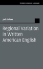 Image for Regional Variation in Written American English