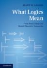 Image for What Logics Mean