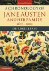 Image for A chronology of Jane Austen and her family  : 1600-2000