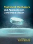 Image for Statistical Mechanics and Applications in Condensed Matter