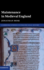 Image for Maintenance in Medieval England